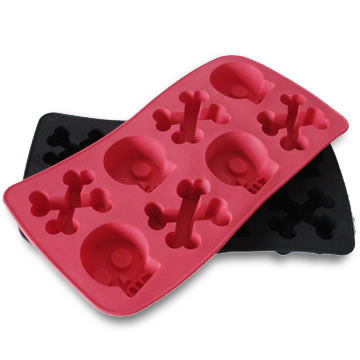 Silicone Ice Cube Tray, Available in Various Colors, FDA-certified, Customized Types are Accepted