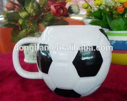 football shape coffee mug