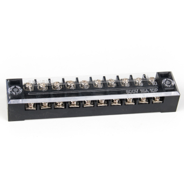 Brass Conductor Terminal Block TB1510 - 600V Screw Terminal Connector