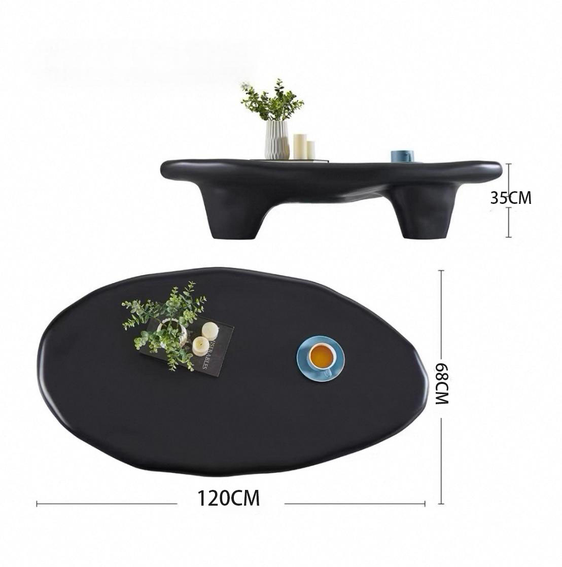 Nordic Cloud Wood Tea Table