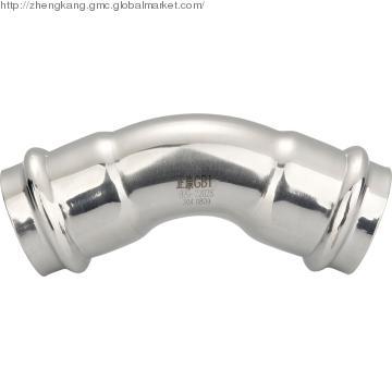 Stainless Steel Pipe fitting siku 45 derajat