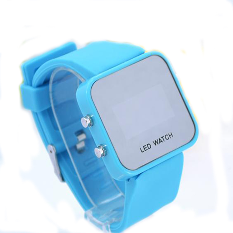 unisex odm silicone band jelly digital  waterproof watch