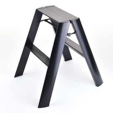Foldable Double Slide Aluminum Alloy Two-Step Ladder - Price and Trade for Sale