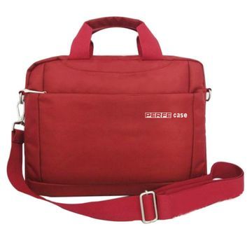 Ladies' Laptop Bag, 14-inch, Dark Red, Simple and Elegant Design