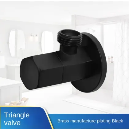 Copper Four-Point Universal Angle Valve Stop Faucet for Bathroom