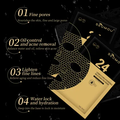 SEOMOU Korean Sheet Facial Mask: Hydrating, Natural Organic Skincare Product for Mask Care