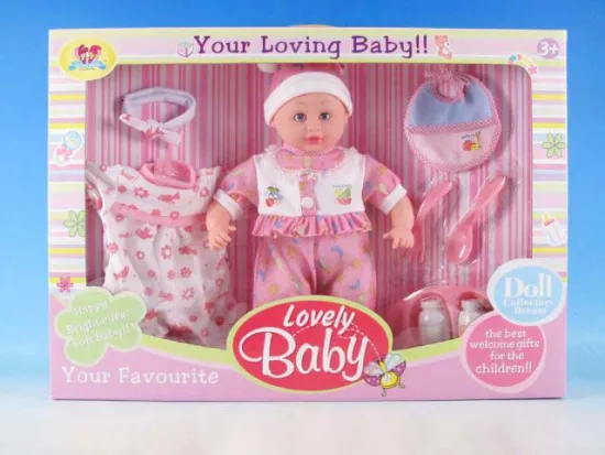 14" DOLL + ACCESSORIES