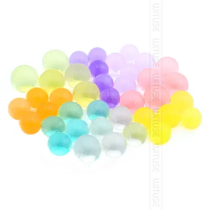 2.5mm 10g Crystal Soil Water Polymer Gel Water Pearls Hydrogel Balls GrowingWedding Decoration Jelly Beads Balls Big Home Decor