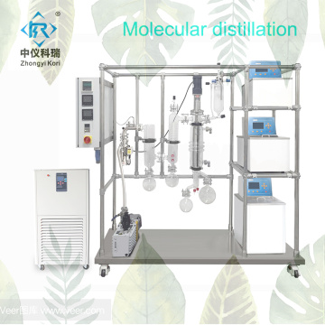 Biorreactor de diseño de reactor de vidrio de extracción por destilación