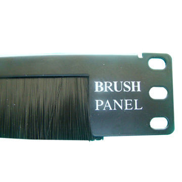 19" brush panel for cabinet