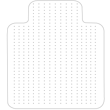 Strong Impact Resistant Clean Chair Mat for Carpet with Lip Studs - Durable Non-Slip PVC Protector