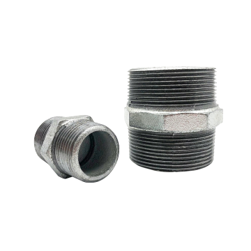 Ajuste de tubería galvanizado: conector de rosca masculina duradero