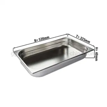 Stainless Steel Gn Tray Gastronorm Container Gn Pans Wholesale for Catering