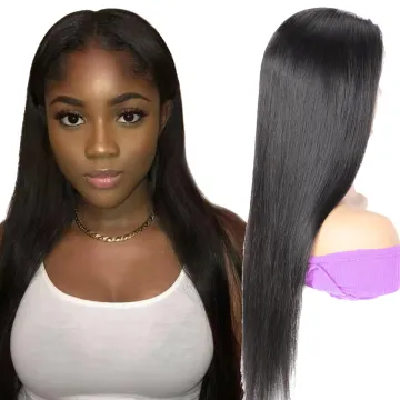 Unprocessed Brazilian Virgin Human Hair Lace Wig Vendor Wholesale Full Transparent HD Lace Front Closure 4x4 Loose Deep Wave Wig