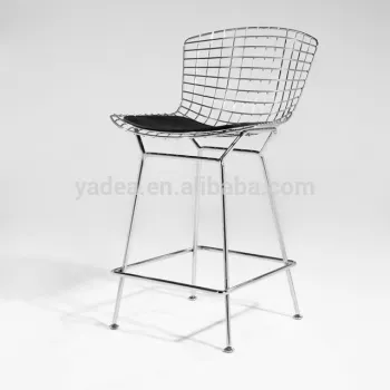 Harry Bertoia Style Wire Side Chair Barstool