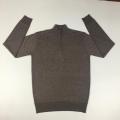 Men's Long Sleeves Half-zippered High-necked Sweater