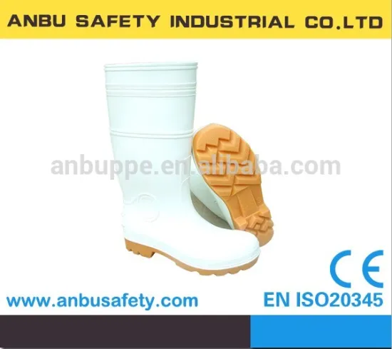 high ankle moist/wet conditions food factory white long boots