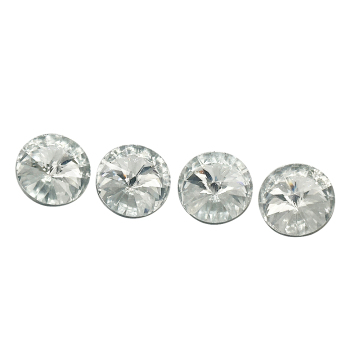 Custom Color Crystal Upholstery Glass Rhinestone Buttons for Sofas and Bags