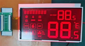 ITN type LCD with red backlight