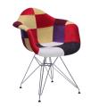 eames dar patchwork stoppad stol replika