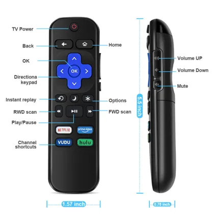 Onn 2023 New Remote Controller RC280 RC282 - Universal TV Remote Control