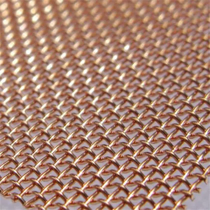Pure Red Copper Woven Wire Mesh