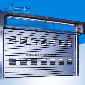 Sturdy and Beautiful Fire High Speed Garage Door