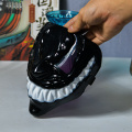 Máscara de réplica de filme de PVC de meia face Venom