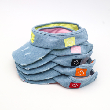 Custom Embroidery Washed Sun Visor Hats