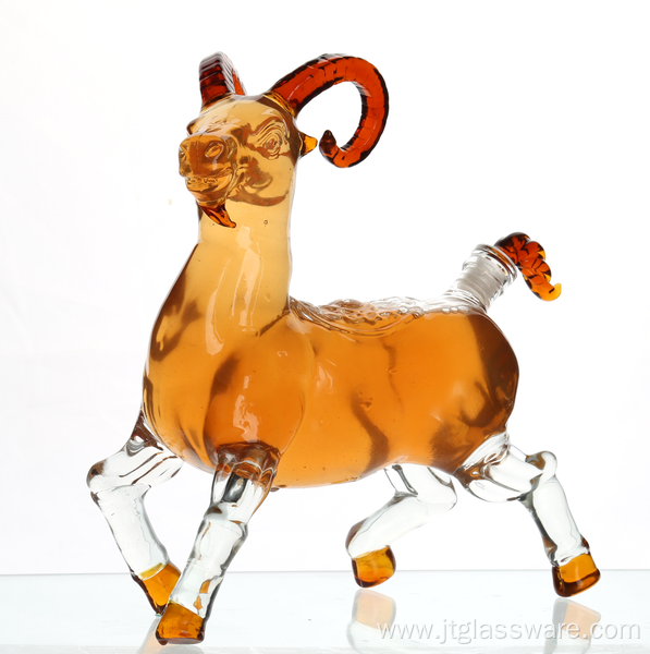 Sheep shaped Decanter glass bottles