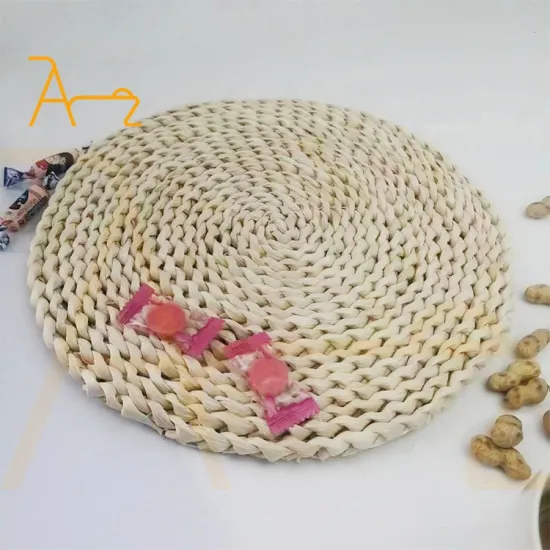 Wholesale Custom Charger Plates, Wedding Event Table Decor, Coasters, and Hand Woven Corn Fur Placemats