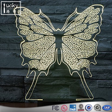 Flashing Colorful LED Butterfly night light,Acrylic LED Desk Lamps