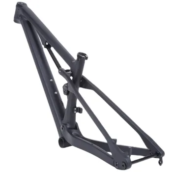 Carbon Fiber Bicycle Frames for Off-Road and XC Mountain Biking: 27.5/29 Inch Soft Tail Shock Absorber Options