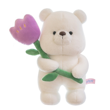 Kawaii Flower Teddy Bears - Bulk Valentine's Day Plush Gifts