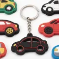 Изготовленный на заказ брелок из мягкого ПВХ с гибким дизайном автомобиля