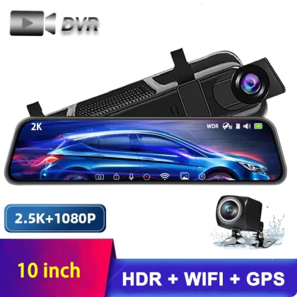 10inch Full HD Mirror Dash Cam Backup Camera