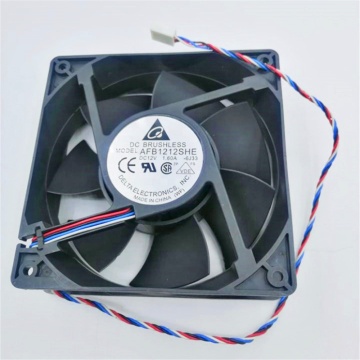 Hohe Qualität AFB1212She/FB1212She/AFB1224She/AFB1248She 12V/24 V/48V Delta Lüfter 120 mm DC Kunststoff Freiständige OEM -Standard