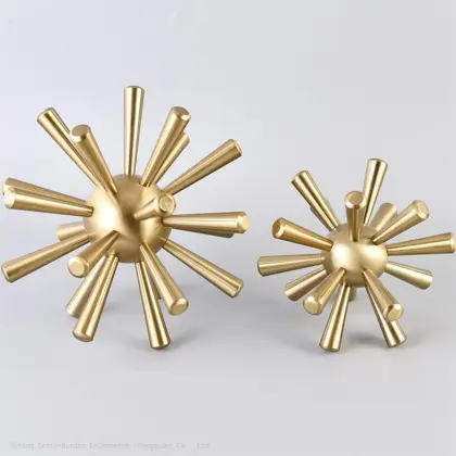 Creative Home Study Room Decoration: Alloy Ball and Sea Urchin Ball Pendulum