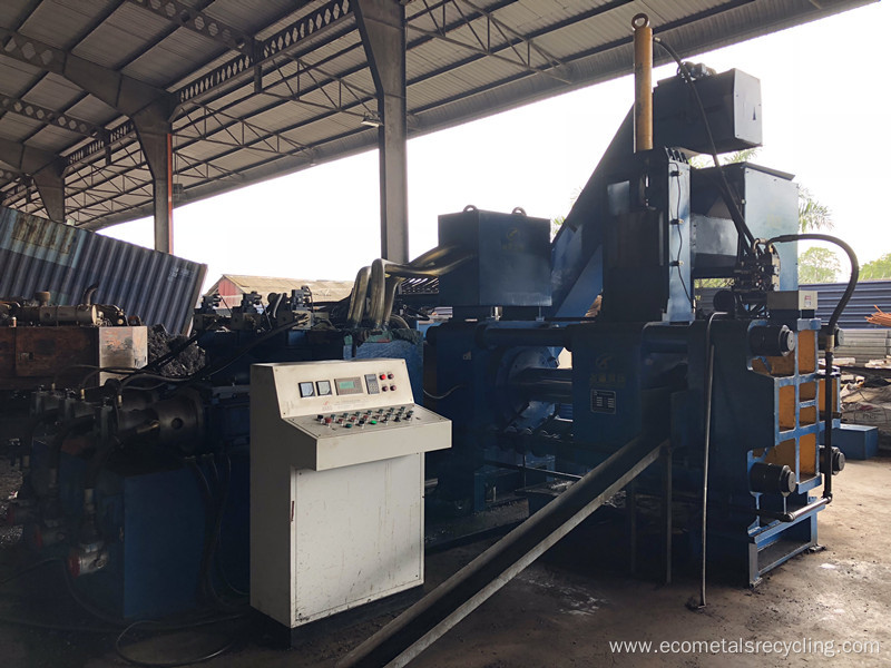 Steel Iron Copper Chips Aluminum Scrap Briquetting Machine