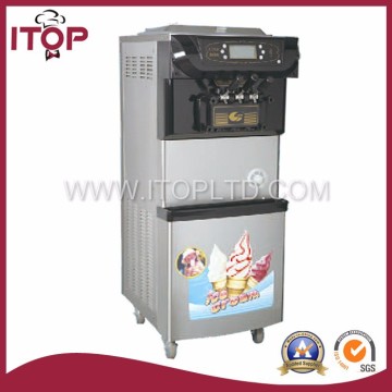 3 flavor soft ice cream machine
