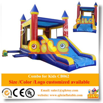 IAAPA theme rainbow bridge jumper Inflatable bouncer sport games for kids jumping castle
