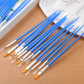 Oil painting brush number draw flat pen nylon