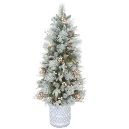 Pre lit pe mixed pvc christmas tree led Christmas trees Fiber optic christmas tree
