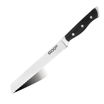QXF Hot Sale 8 Inch Serrated Bread Knife with ABS Handle