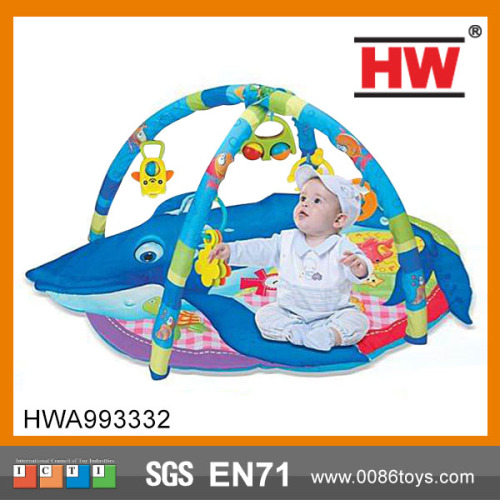 Lustiger Wal geformt Baumwolle Kid Play Mat