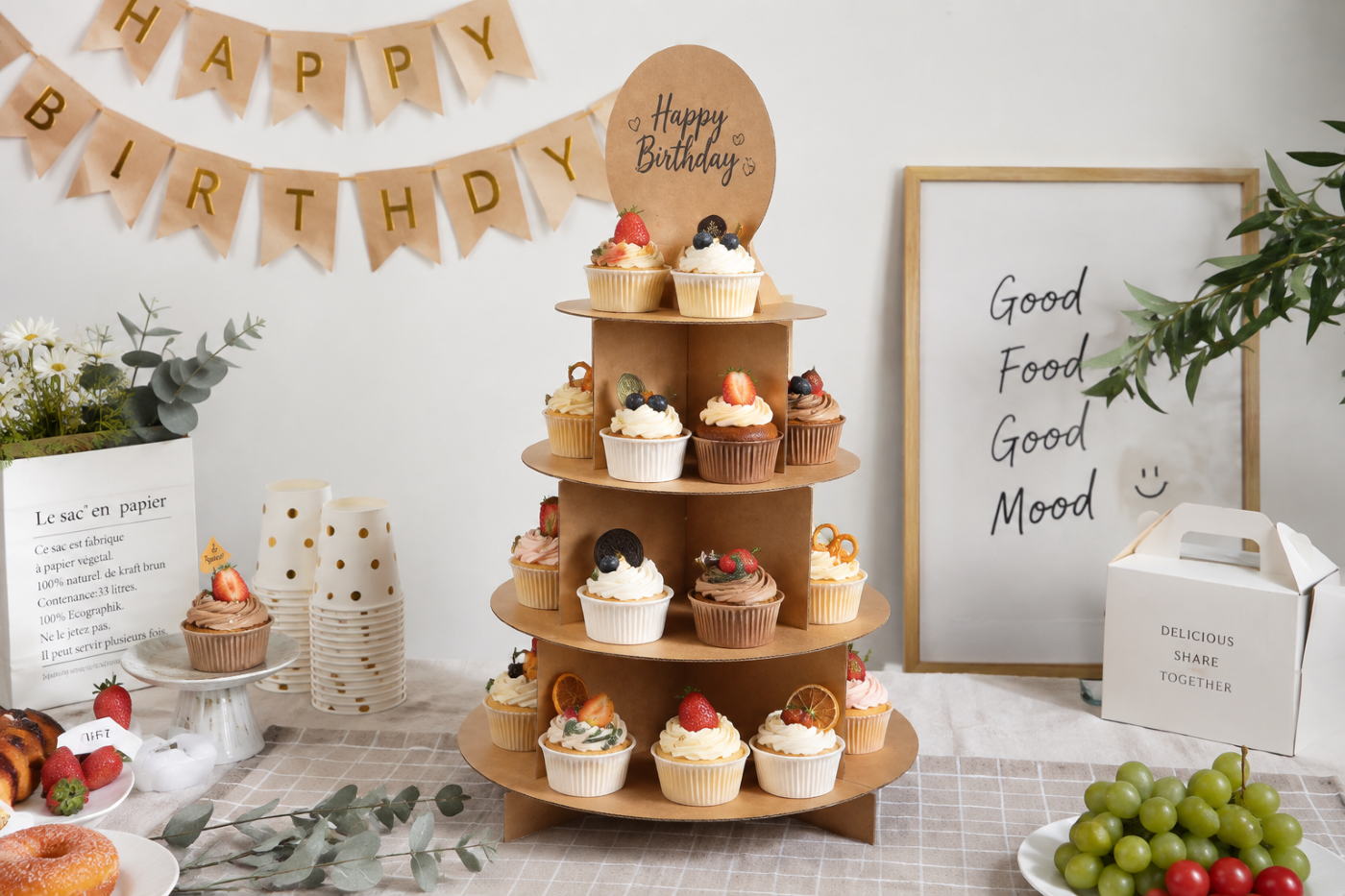 Cupcake Display Stand-happypack-factory-Tiered-Dessert Stand