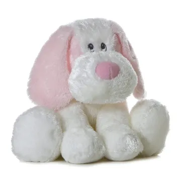 Plush Stuffed Dog Toy Pink Dog Toy