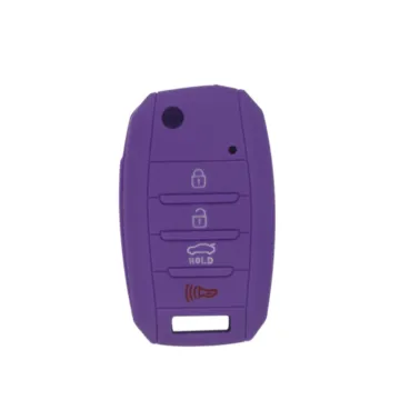 4 buttons KIA silicon car key cover