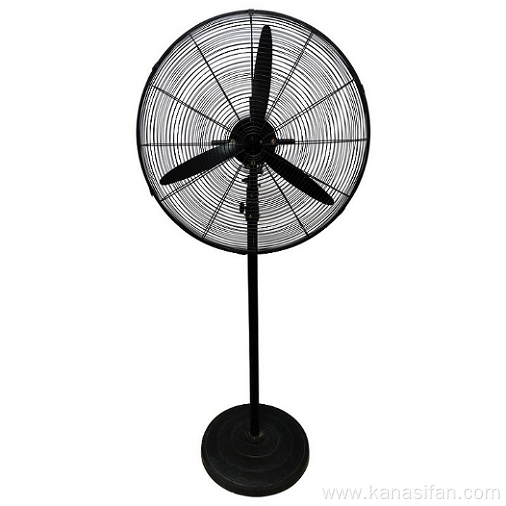 Hot Selling Outdoor Black Metal Stand Fan