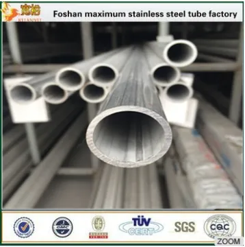 ASTM A312 welded pipe 1 inch stainless steel industrial pipe with 2B surface